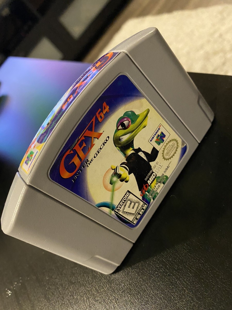 Gex 64: Enter the Gecko NINTENDO 64 Game N64 Tested + Working Gex 64: Enter the Gecko NINTENDO 64 Game N64 Tested + Working