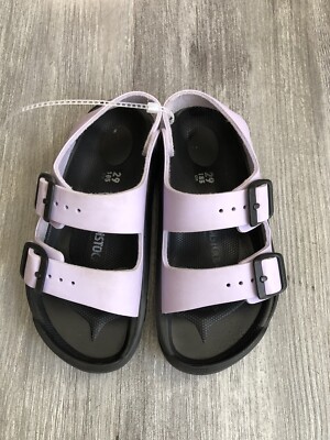 Birkenstock MOGAMI Birko-Flor Light Purple Buckle Strap Sandals