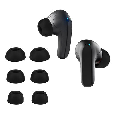 6x Replacement Eartips for Skullcandy Rail In-Ear Wireless Earbuds