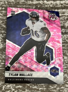 2021 Panini Mosaic Football Camo Pink Tylan Wallace #326