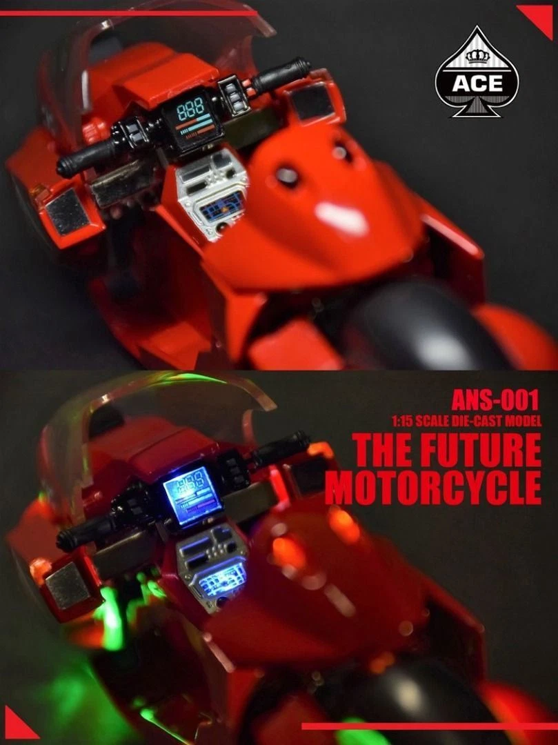 unopened ACETOYZ The Future Motorcycle 1/15 figure set Bandai