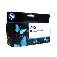 Genuine HP 745 Matte Black 130ml Ink Cartridge F9J99A Designjet Z2600 Z5600