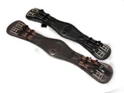Dressage Girth Super soft 100% Calf Leather in Black & Brown Size 45 -95 cm