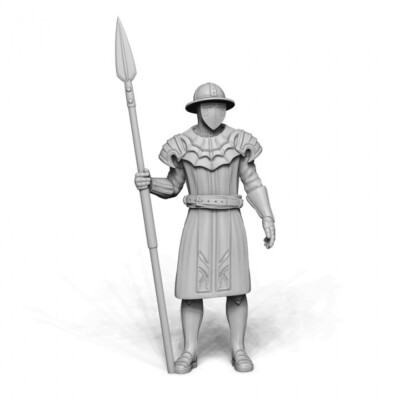 Guard with Spear Dungeons and Dragons YourNeighborKnight D&D Mini