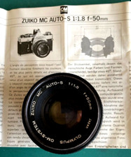 Olympus OM-System Zuiko MC Auto-S 50mm F1.8 MF Lens From JAPAN