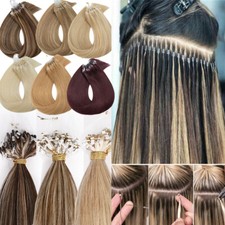 CLEARANCE Micro Ring Loop Tip Remy Human Hair Extensions Beads Link FuLL Head US