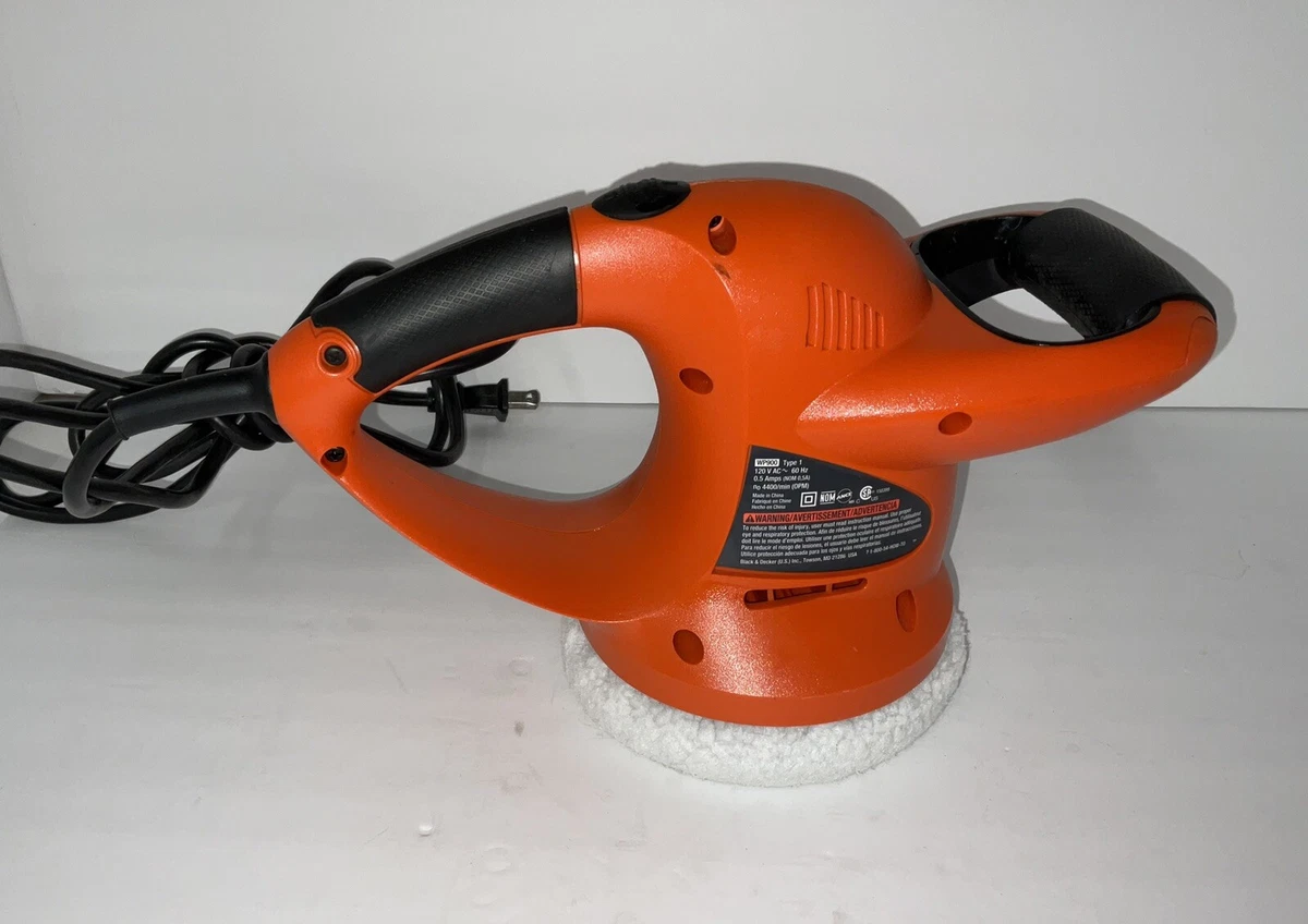 BLACK+DECKER 6 in. Corded Random Orbit Waxer/Polisher WP900 - The