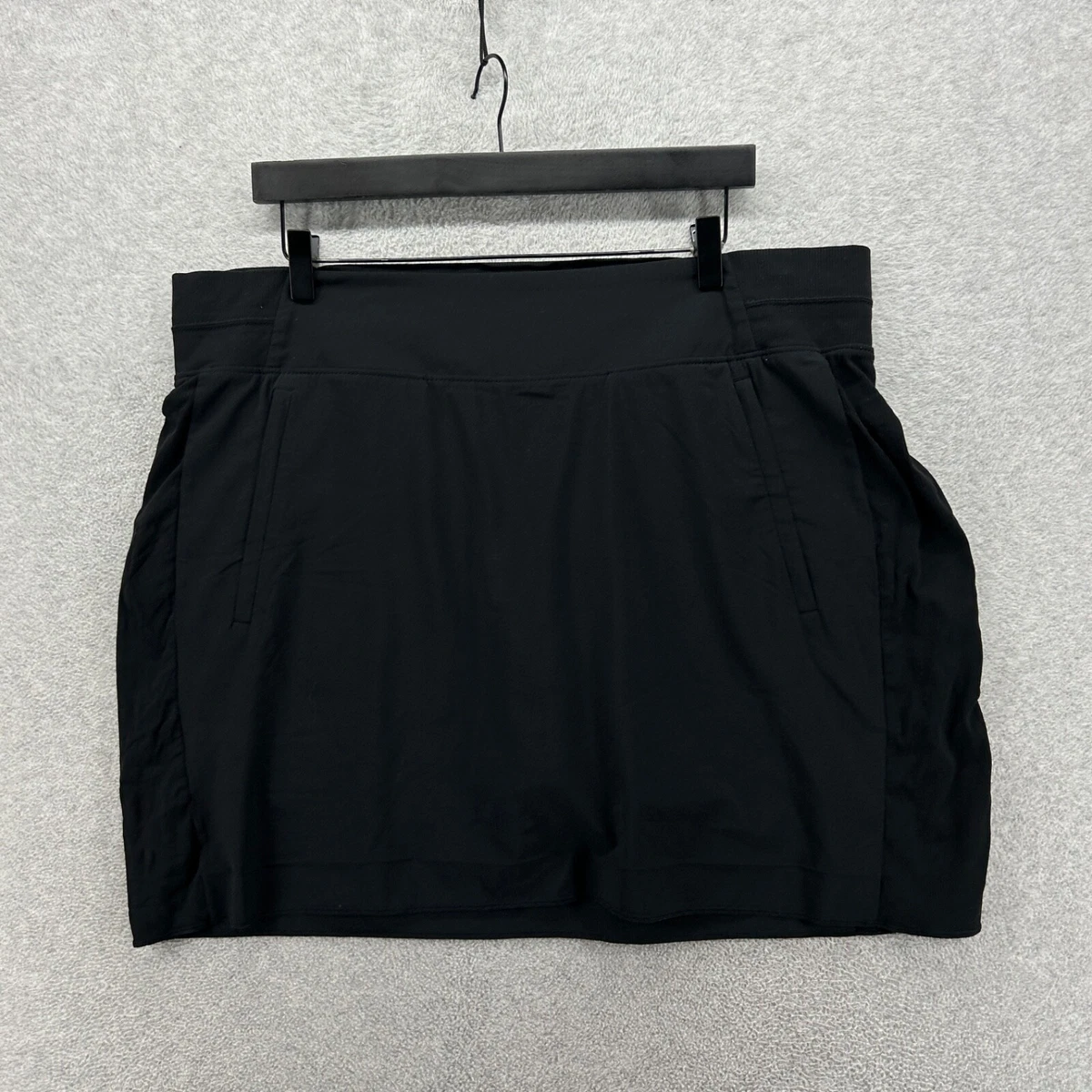 Athleta Skort femme 8 planificateurs gris extensible plissé