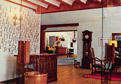 #ad Landa Hotel Hostal Landa Palace Burgos Spain Castilian Vtg 6X4 Postcard CP438 $28.56