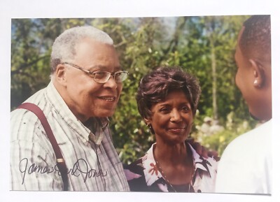 James Earl Jones signiert Hollywood Foto original Unterschrift Autogramm signed