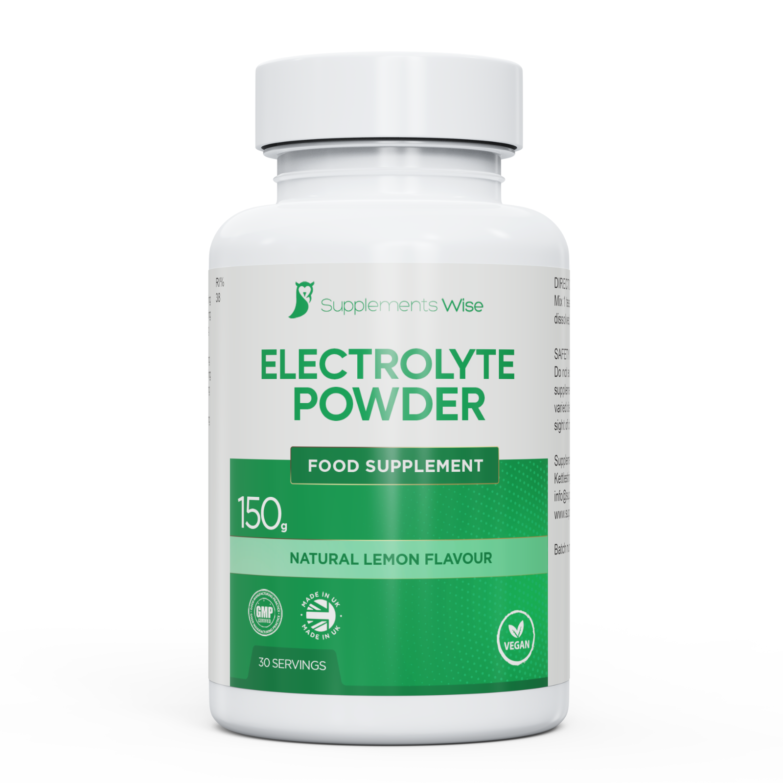 Electrolyte Powder Hydration Drink - Himalayan Salt Zero Sugar 150g 30 Servings