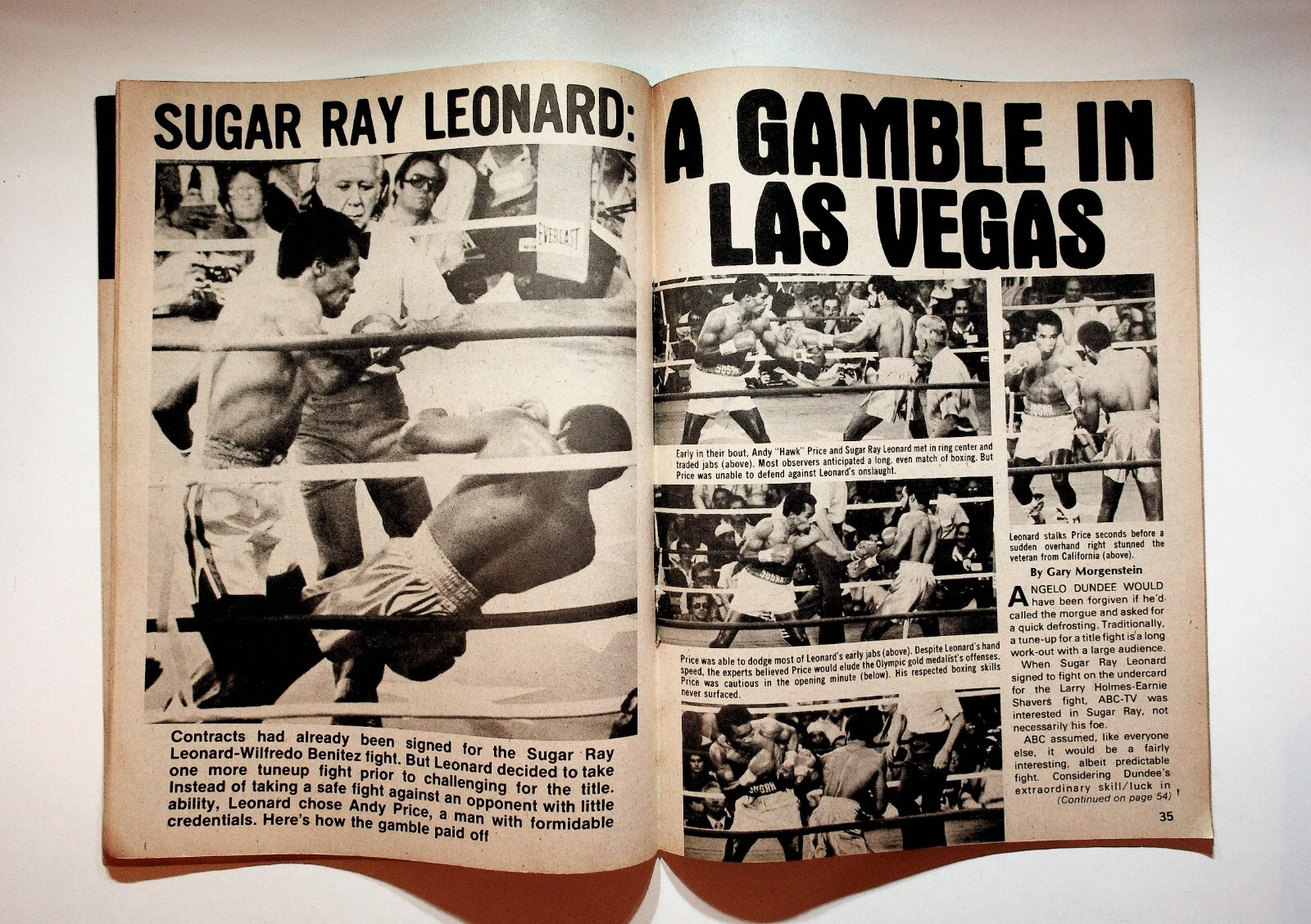 1980 February International Boxing Magazine Holmes Shavers Hearns Duran Tate - 画像4/8