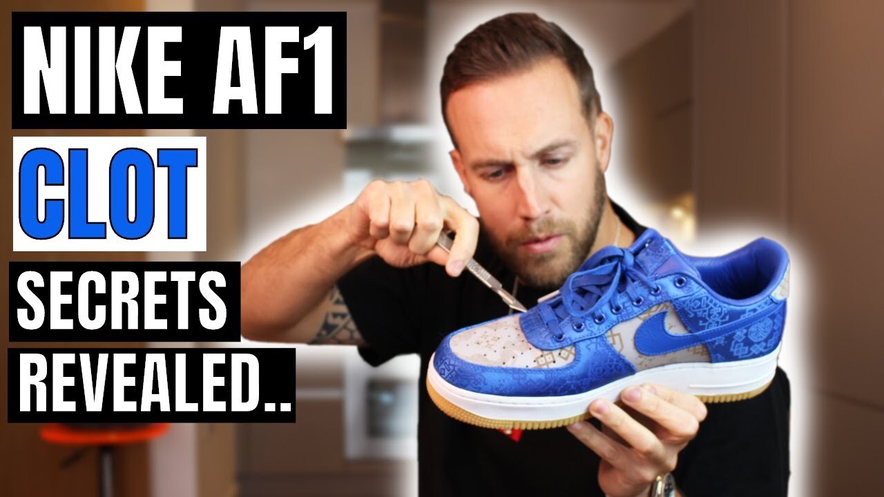 Gearceerd Ongelofelijk Aardbei Nike Air Force 1 Low x Clot Blue Silk Size 9.5 Brand New | eBay