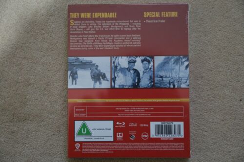 BLU-RAY THEY WERE EXPENDABLE PREMIUM EXCLUSIVE EDITION NEW SEALED - Picture 2 of 2