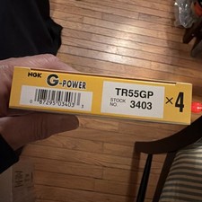 Genuine NGK G-Power Platinum Alloy Spark Plug TR55GP / 3403 Set of 4