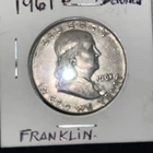 1961-D FRANKLIN SILVER HALF DOLLAR ~ BU ~ BEAUTIFUL COIN ~