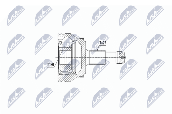 NTY Gelenksatz, Antriebswelle NPZ-ME-019 FüR MERCEDES-BENZ-image