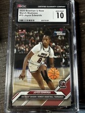 2025 Bowman U Now Joyce Edwards #15 March Madness Basketball Card CGC 10