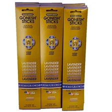 Gonesh Incense Sticks Extra Rich Collection Lavender 12 Pack (20 /)