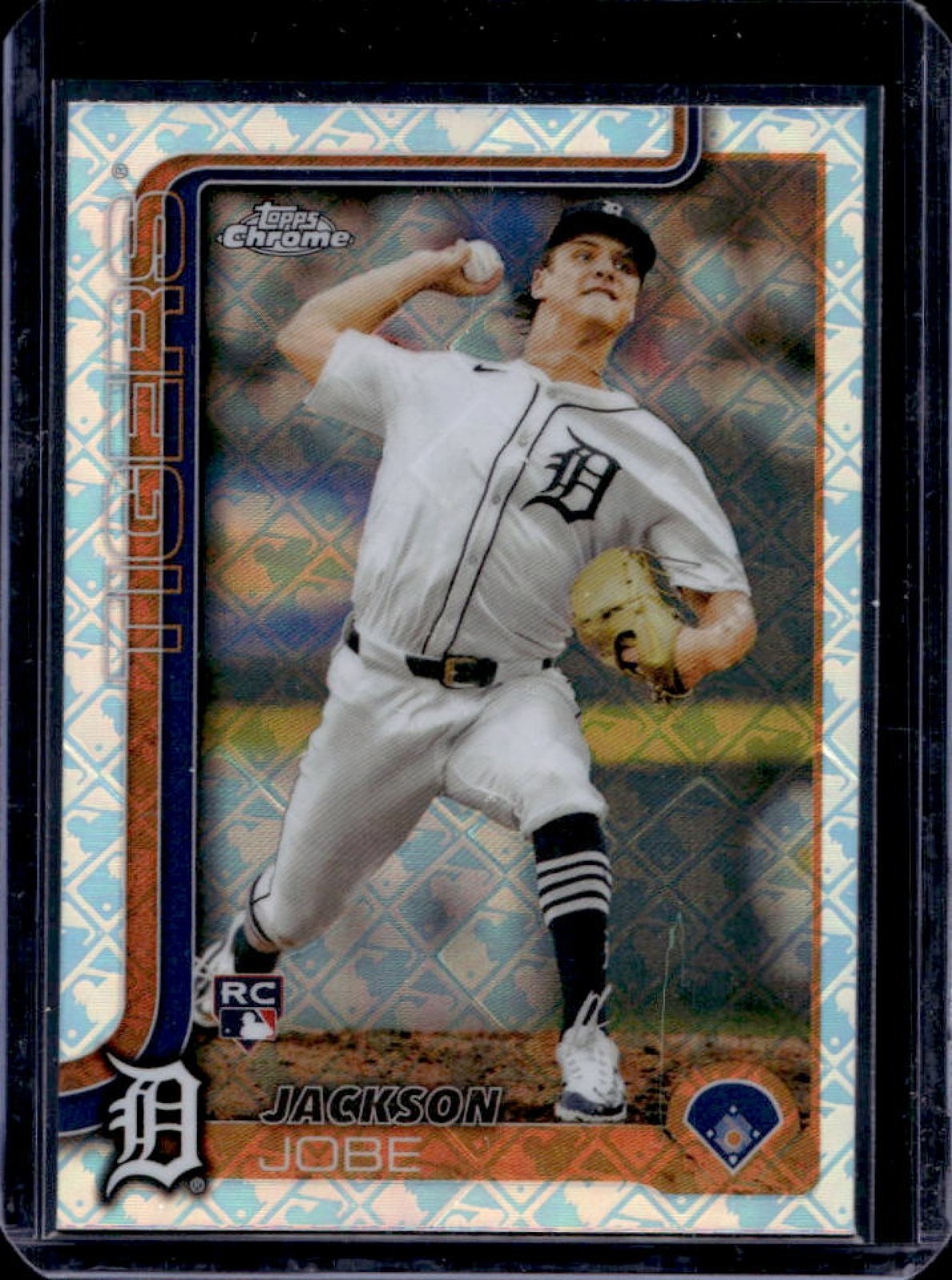 2025 Topps Chrome LogoFractor Jackson Jobe RC Rookie #249 Tigers