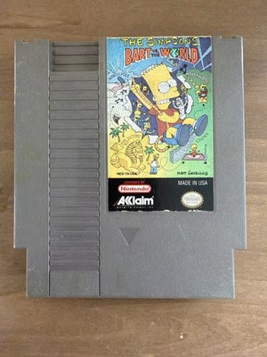 The Simpsons: Bart vs. the World NES Not Tested My Machines Down
