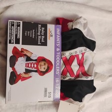 Baby "Baby Red Riding Hood" Infant Halloween Costume Sz 6-12 Months NEW
