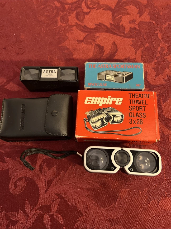 Vintage  Sports Glasses Binoculars JASON 3 x 26 Made In Japan With Case MIB - Image 3 of 4