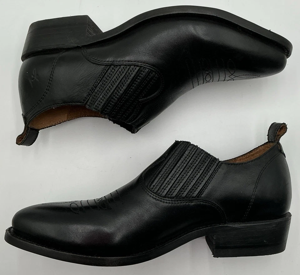 Frye Billy Women's Leather Shootie Black Size 9.5 B - Image 2 of 4