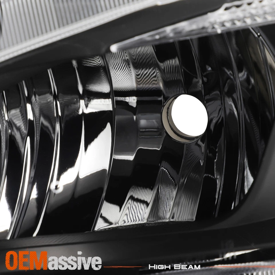 Conjunto de faros proyectores negros para Subaru WRX 2015-2021 estilo OE Foto 3 de 4