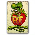 Rat Fink Vintage RF Garage Tin Metal Signs Home Décor Wall Art 8x12