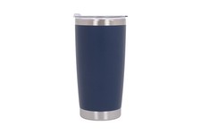 Thermos Tazza Termica Acciaio Inox 304 Coperchio Duo Parete 590ml Leggera Blu