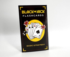 Blackjack Basic Strategy Flashcards for Beginners Casino Game Learning Cards
