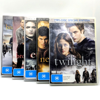 THE TWILIGHT SAGA Complete Collection DVD Bundle 5 Film Set 1-5 Movies Region 4