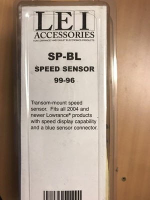 Lowrance SP-BL Paddelrad Geschwindigkeitssensor mit blauem Stecker
