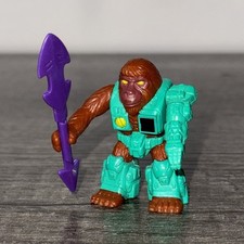 Takara Hasbro Battle Beasts Ossified Orangutan #76 Figure Weapon Wood Rub