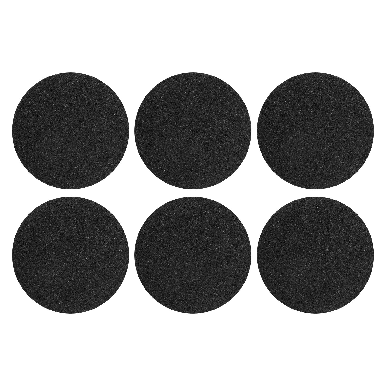 Charcoal Filter Replacements Kitchen Compost Bin Round 6.7inch 1cm Thick 6 Pcs