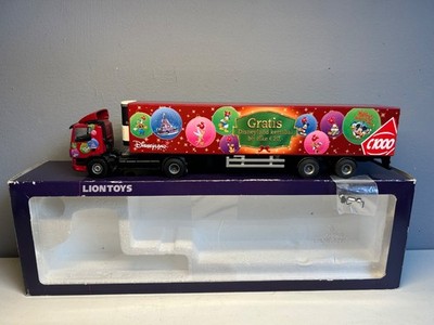 Rare Promo Lion toys car Daf Disneyland Paris C1000 Supermarket  Christmas Noël