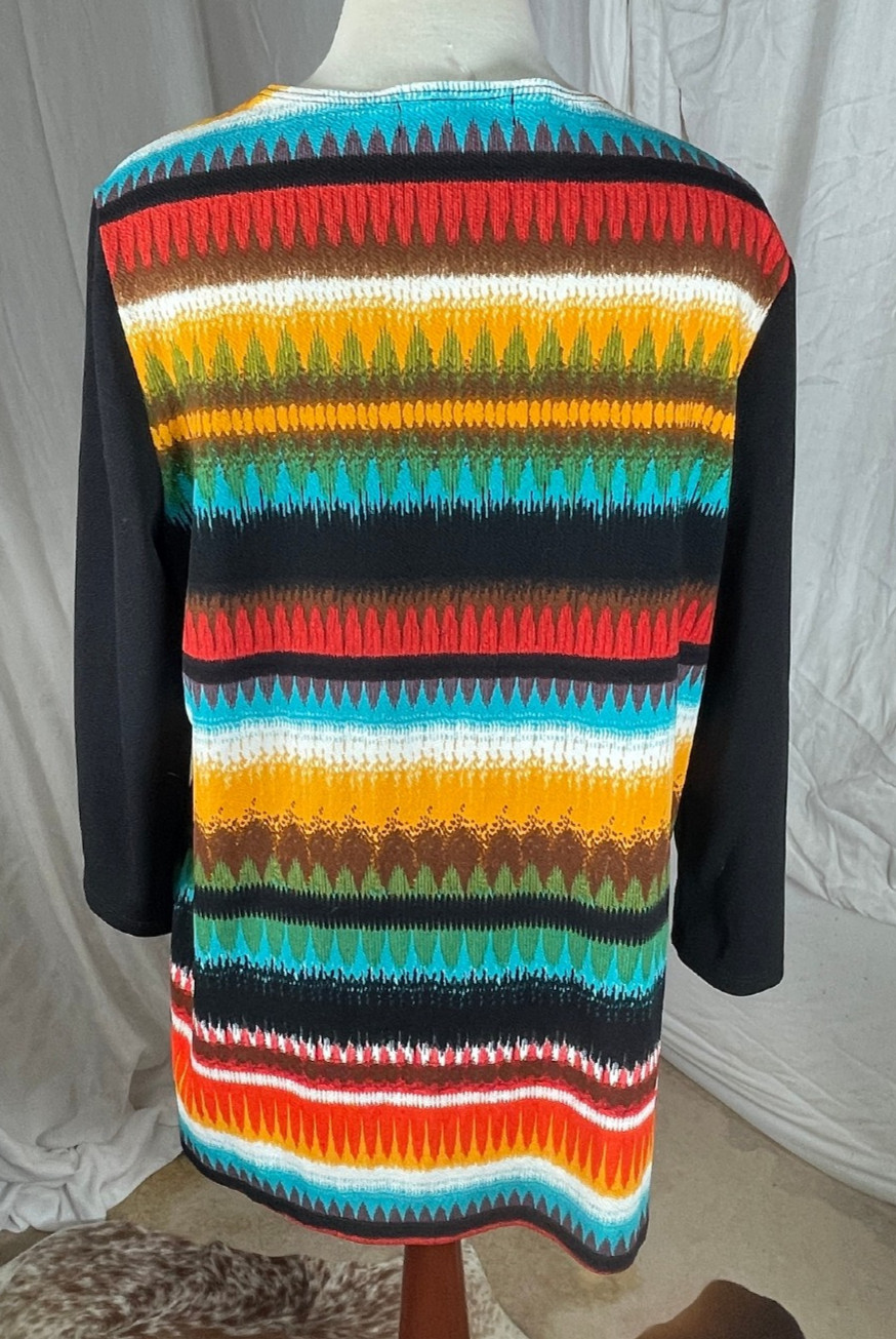 Travel Elements Womens Jacket Large Southwestern … - image 3