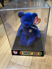 RARE TY Original Retired 1998 Beanie Baby Clubby The Bear