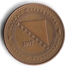 2007 Bosnia & Herzegovina 10 Feninga World Coin - KM# 115
