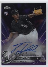 2018 Topps Chrome Rookie Purple Refractor 140/250 Thyago Vieira #RA-TV Auto 0l44