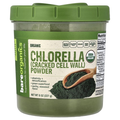 Organic Chlorella Powder, 8 oz (227 g)