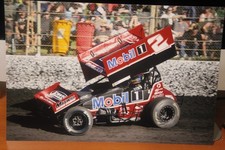 Kerry Madsen #2 Mobil 1/Krikke Motorsport Sprintcar 8x12 Photo 1