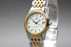 Exc+5] Vintage 1985 OMEGA Seamaster Cal.1426 Quartz Gold Date 23mm Women's Watch