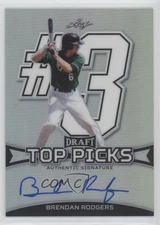 2015 Leaf Metal Draft Top Picks Brendan Rodgers #TP-BR1 Auto