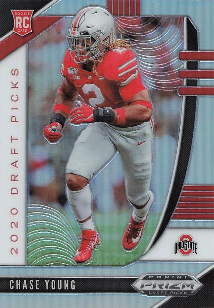 2020 Panini Prizm Draft Picks - Rookies Chase Young #130 Silver Prizm (RC)