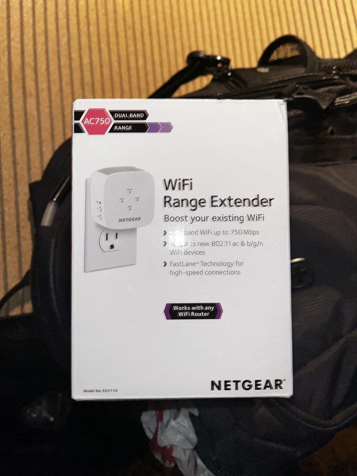 Netgear AC750 Dual-Band Wi-Fi Range Extender (Sealed/Unopened) - Image 2 of 4