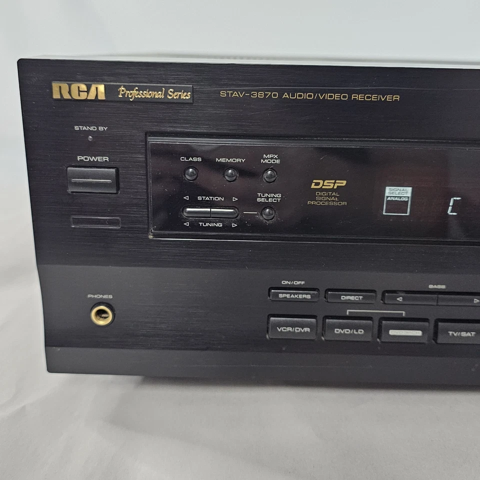 RCA Professional Series Audio Video Receiver STAV-3870 Tested & Working READ⬇ - Image 2 of 4