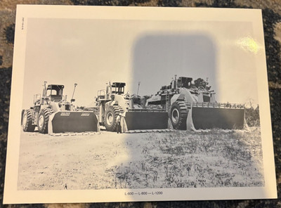 LeTourneau L-600 L-800 L-1200 Wheel Loader Factor Picture Brochure AMIL25
