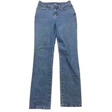 Wrangler Women's Blue Denim Jeans Straight Leg Size 5 34 workwear Western Rodeo